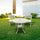 Virasat Cast Aluminium Garden Patio Seating 2 Chair and 1 Table Set-VIRASAT FURNITURE & FURNISHING