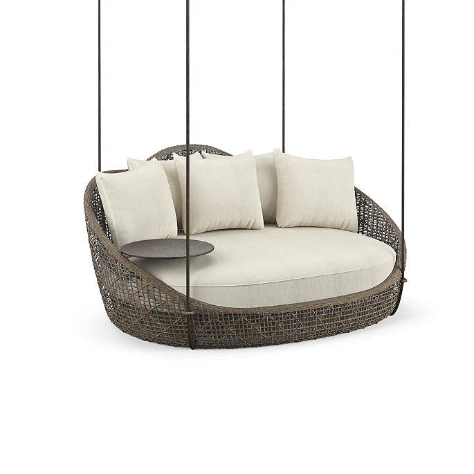 Virasat Three Seater Hanging Swing Without Stand For Balcony, Garden Swing (Brown)-VIRASAT FURNITURE & FURNISHING