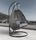 Virasat Double Seater Hanging Swing With Stand For Balcony, Garden Swing (Black)-VIRASAT FURNITURE & FURNISHING