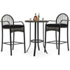 Virasat Outdoor Bar Sets 2 Chairs and 1 Table Patio Bar Set-VIRASAT FURNITURE & FURNISHING
