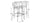 Virasat Outdoor Bar Sets 2 Chairs and 1 Table (Honey + Dark Grey)-VIRASAT FURNITURE & FURNISHING