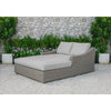 Virasat Outdoor Poolside Sunbed With Cushion Daybed (Brown)-VIRASAT FURNITURE & FURNISHING