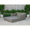 Virasat Outdoor Poolside Sunbed With Cushion Daybed (Brown)-VIRASAT FURNITURE & FURNISHING