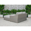 Virasat Outdoor Poolside Sunbed With Cushion Daybed (Brown)-VIRASAT FURNITURE & FURNISHING