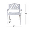 Virasat Cast Aluminium Garden Patio Seating 2 Chair and 1 Table Set-VIRASAT FURNITURE & FURNISHING