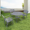 Virasat Cast Aluminium Garden Patio Seating 3 Chair and 1 Table Se-VIRASAT FURNITURE & FURNISHING