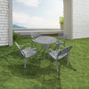 Virasat Cast Aluminium Garden Patio Seating 4 Chair and 1 Table Set-VIRASAT FURNITURE & FURNISHING