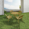 Virasat Cast Aluminium Garden Patio Seating 4 Chair and 1 Table Set-VIRASAT FURNITURE & FURNISHING