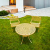 Virasat Cast Aluminium Garden Patio Seating 2 Chair and 1 Table Set-VIRASAT FURNITURE & FURNISHING