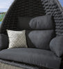 Virasat Single Seater Hanging Swing With Stand For Balcony, Garden (Grey) Braided & Rope-VIRASAT FURNITURE & FURNISHING