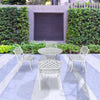 Virasat Cast Aluminium Garden Patio Seating 4 Chair and 1 Table Set-VIRASAT FURNITURE & FURNISHING