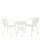 Virasat Outdoor Patio Seating Set 2 Chairs and 1 Table Set (White)-VIRASAT FURNITURE & FURNISHING