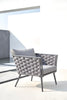 Virasat Outdoor Garden Balcony Sofa Set 3 Seater, 2 Single Seater and 1 Center Table Set, Braid & Rope (Grey)-VIRASAT FURNITURE & FURNISHING