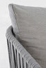 Virasat Outdoor Garden Balcony Sofa Set 3 Seater, 2 Single Seater and 1 Center Table Set, Braid & Rope (White + Grey)-VIRASAT FURNITURE & FURNISHING