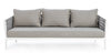 Virasat Outdoor Garden Balcony Sofa Set 3 Seater, 2 Single Seater and 1 Center Table Set, Braid & Rope (White + Grey)-VIRASAT FURNITURE & FURNISHING