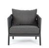 Virasat Outdoor Garden Balcony Sofa Set 3 Seater and 2 Single Seater With 1 Center Table Set, Braid & Rope (Dark Grey)-VIRASAT FURNITURE & FURNISHING