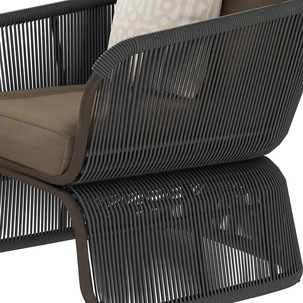 Virasat Outdoor Sofa Set 3 Seater, 2 Single Seater and 1 Center Table Braided & Rope-VIRASAT FURNITURE & FURNISHING