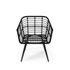 Virasat Outdoor Patio Seating Set 2 Chairs and 1 Table Set (Black + White)-VIRASAT FURNITURE & FURNISHING