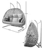 Virasat Three Seater Hanging Swing With Stand For Balcony, Garden Swing (Natural) Braid & Rope-VIRASAT FURNITURE & FURNISHING