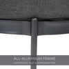 Virasat Outdoor Patio Seating Set 2 Chairs and 1 Table Set (Dark Grey)-VIRASAT FURNITURE & FURNISHING