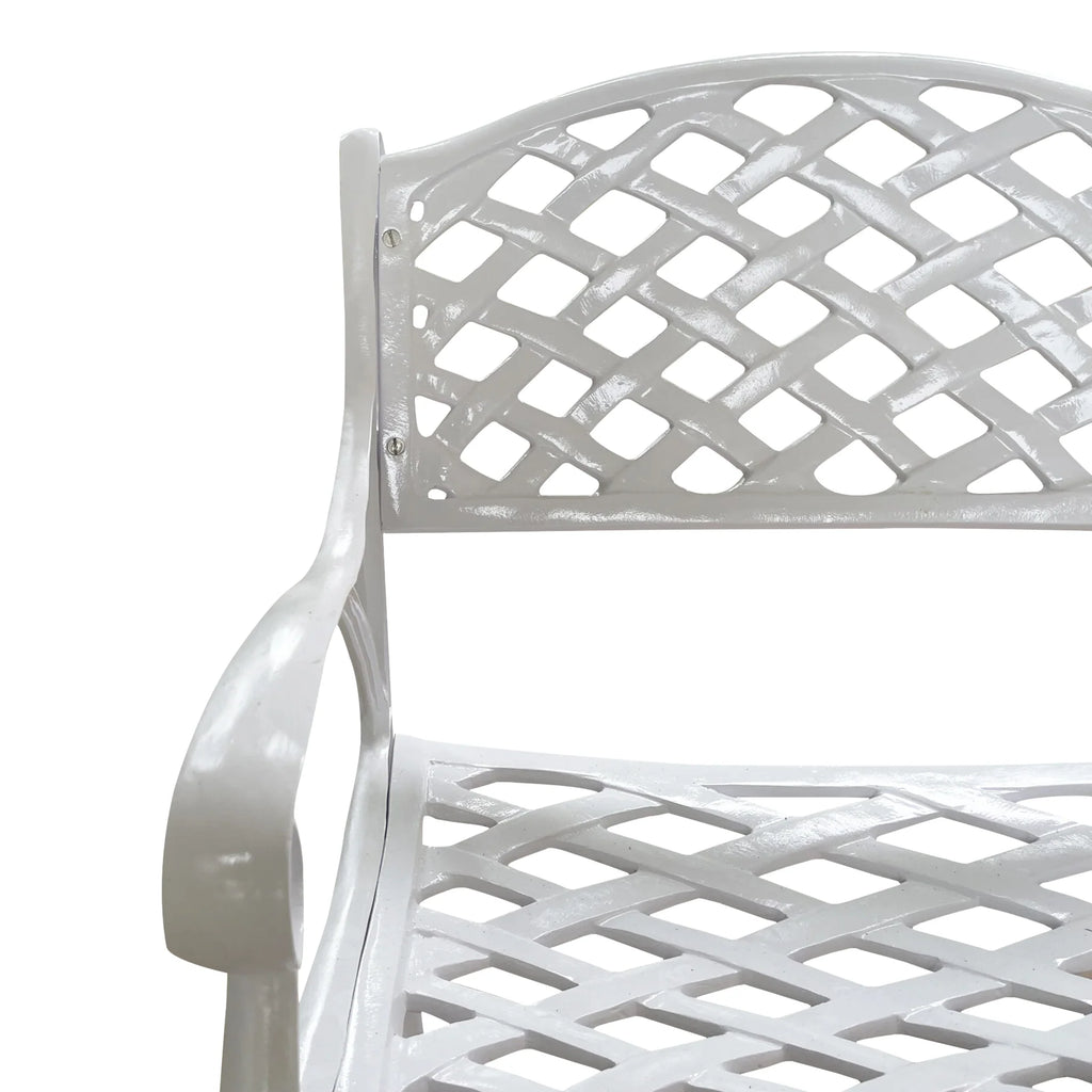Virasat Cast Aluminium Garden Patio Seating 2 Chair and 1 Table Set-VIRASAT FURNITURE & FURNISHING