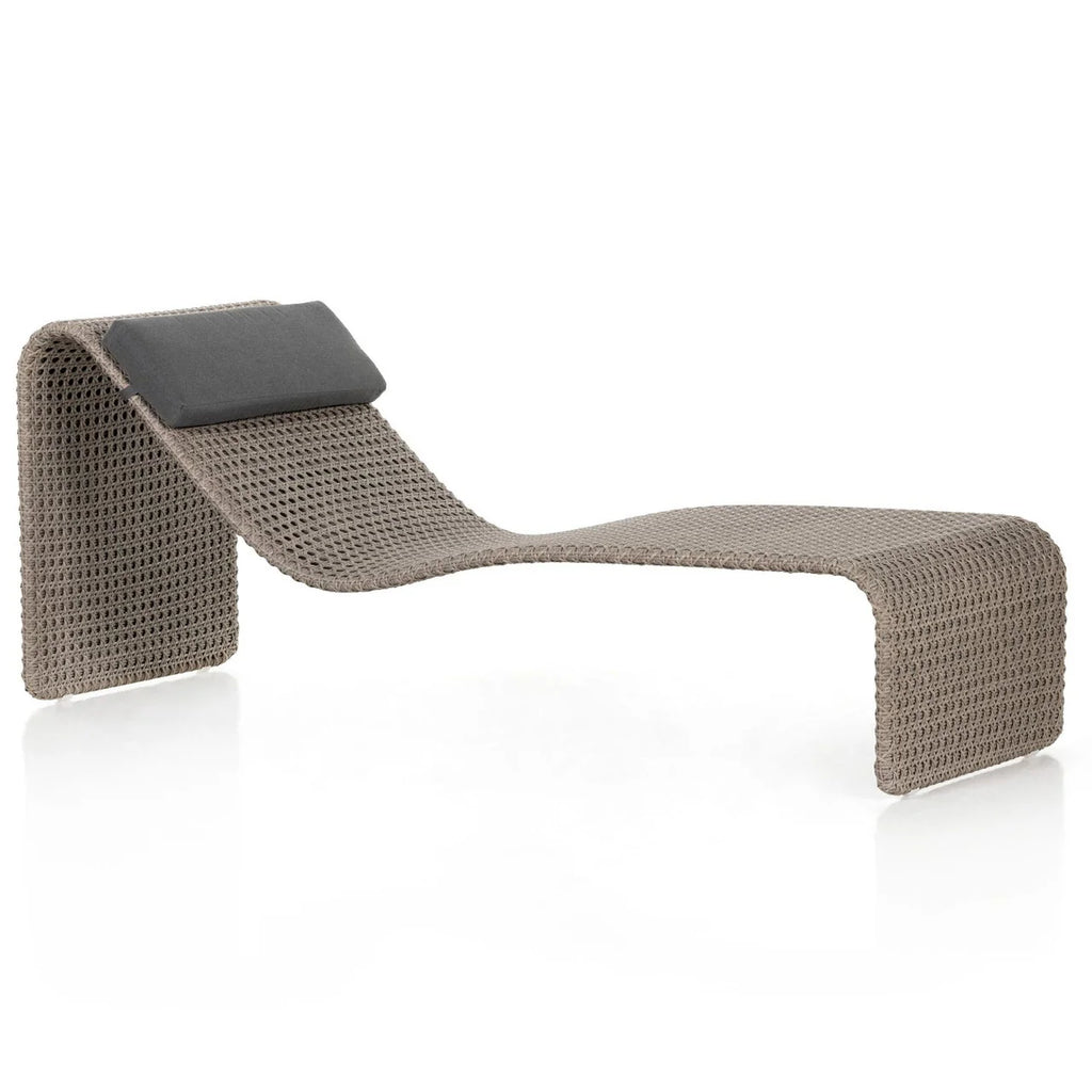 Virasat Outdoor Swimming Poolside Lounger (Brown)-VIRASAT FURNITURE & FURNISHING