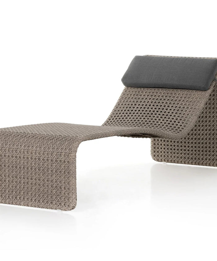 Virasat Outdoor Swimming Poolside Lounger (Brown)-VIRASAT FURNITURE & FURNISHING