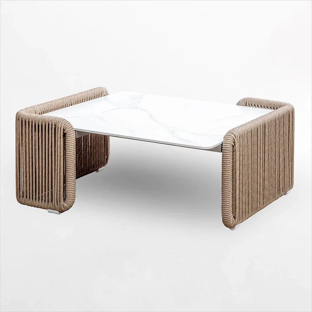 Virasat Outdoor Sofa Set 2 Seater , 2 Single seater and 1 Center Table Braided & Rope-VIRASAT FURNITURE & FURNISHING