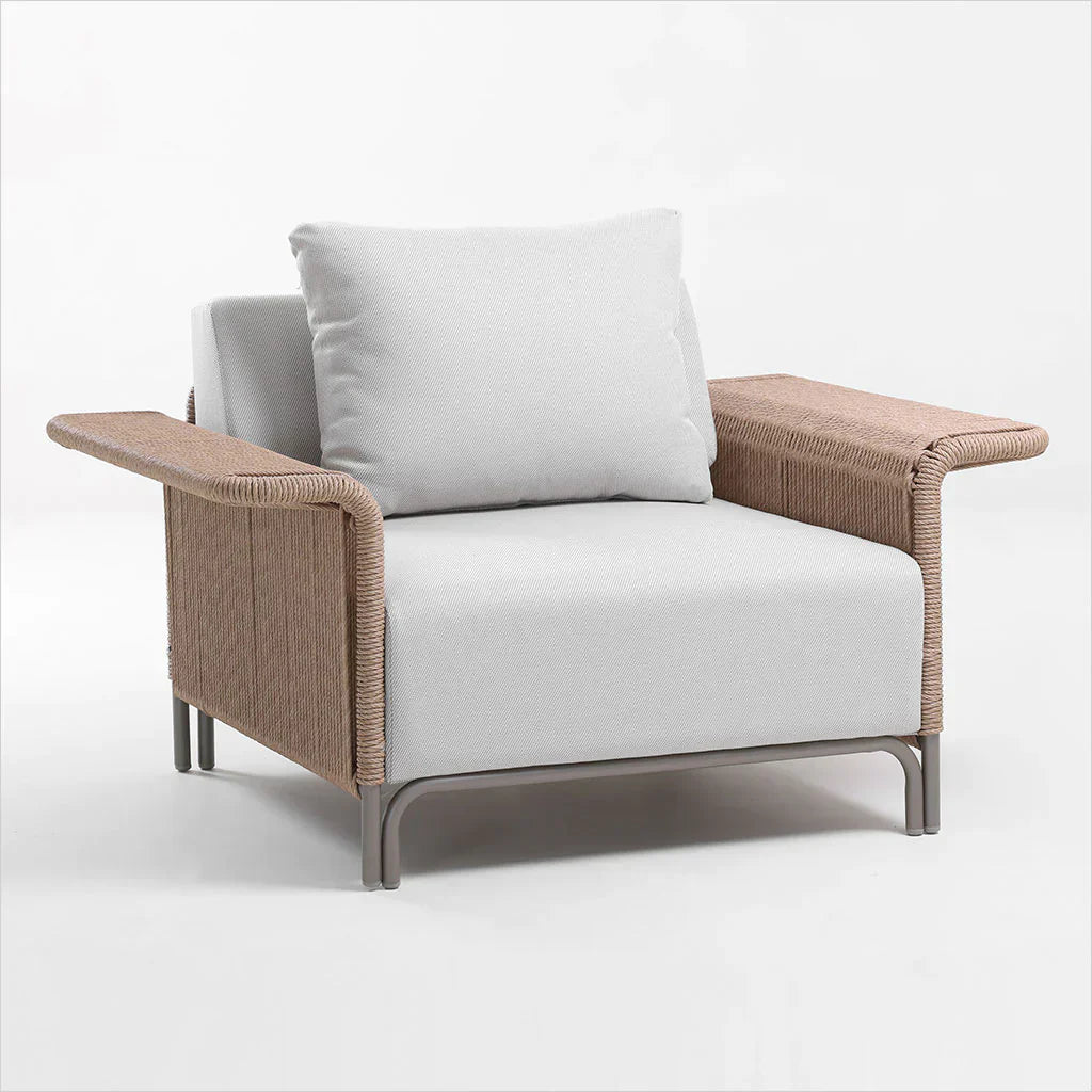 Virasat Outdoor Sofa Set 2 Seater , 2 Single seater and 1 Center Table Braided & Rope-VIRASAT FURNITURE & FURNISHING