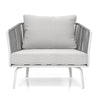 Virasat Outdoor Garden Balcony Sofa Set 2 Seater, 2 Single Seater and 2 Center Table With 1 Side Table Set, Braid & Rope (Grey)-VIRASAT FURNITURE & FURNISHING