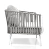 Virasat Outdoor Garden Balcony Sofa Set 2 Seater, 2 Single Seater and 2 Center Table With 1 Side Table Set, Braid & Rope (Grey)-VIRASAT FURNITURE & FURNISHING