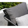 VIRASAT FURNITURE 4 SEATER L-SHAPE OUTDOOR PATIO SOFA SET WITH THICK CUSHIONS & SIDE TABLE (GREY)