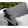 VIRASAT FURNITURE 4 SEATER L-SHAPE OUTDOOR PATIO SOFA SET WITH THICK CUSHIONS & SIDE TABLE (GREY)