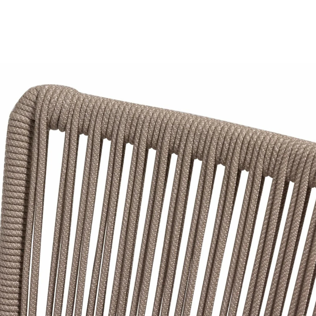 VIRASAT FURNITURE 3-Piece Outdoor Beige Rope Patio Set