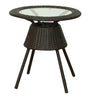 Virasat Outdoor Patio Seating Set 2 Chairs and 1 Table Set (Brown)-VIRASAT FURNITURE & FURNISHING