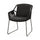 VIRASAT FURNITURE 3 Piece Garden Outdoor Black Rope Patio Set