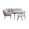 VIRASAT FURNITURE 6 SEATER L-SHAPE OUTDOOR ROPE SOFA SET