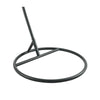 Virasat Single Seater Hanging Swing With Stand For Balcony, Garden (Black) Braided & Rope-VIRASAT FURNITURE & FURNISHING