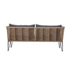 VIRASAT FURNITURE 2 SEATER PIECE OUTDOOR ROPE LOVESEAT SOFA