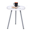 VIRASAT FURNITURE 3-Piece Outdoor White Wicker Patio Set
