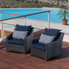 VIRASAT FURNITURE 3-Piece Outdoor Rattan Wicker Patio Set