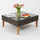 VIRASAT FURNITURE 7 SEATER L-SHAPE OUTDOOR WICKER SOFA SET 3-PIECE (BROWN & WHITE)