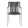 VIRASAT FURNITURE Outdoor Rope 3-Piece Patio Set (Grey)