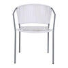 VIRASAT FURNITURE 3-Piece Outdoor White Wicker Patio Set