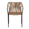 VIRASAT FURNITURE 3-Piece Outdoor Beige Rope Patio Set