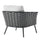 VIRASAT FURNITURE Outdoor Rope 3-Piece Patio Set With Wooden Top Table
