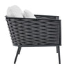 VIRASAT FURNITURE 6-PIECE OUTDOOR ROPE SOFA SET 6-SEATER (GREY & WHITE)