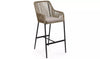 Virasat Outdoor Patio Bar Sets 4 Chairs 1 Table Light Brown-VIRASAT FURNITURE & FURNISHING