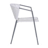 VIRASAT FURNITURE 3-Piece Outdoor White Wicker Patio Set