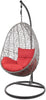 Virasat Single Seater Hanging Swing With Stand For Balcony , Garden Swing (Dark Grey)-VIRASAT FURNITURE & FURNISHING